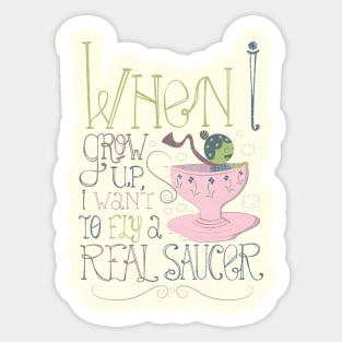 Tea Cups & Saucers Sticker
